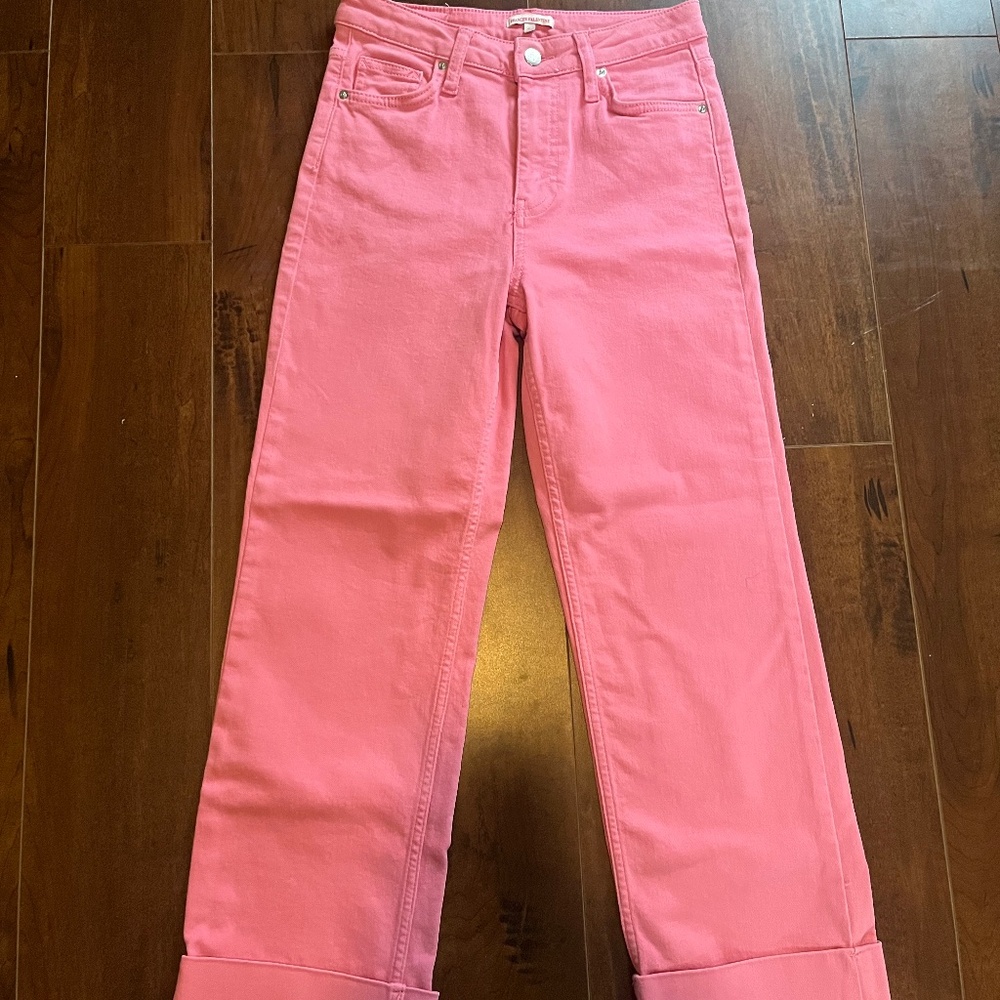 Smarty Cuffed Jeans - Pink - Frances Valentine